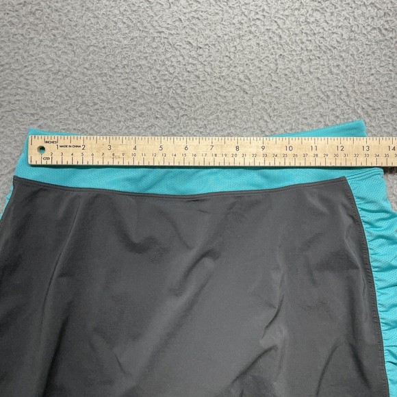 The North Face Skirt Womens Small Gray Blue Athletic Tennis Mini Skort - Picture 7 of 13